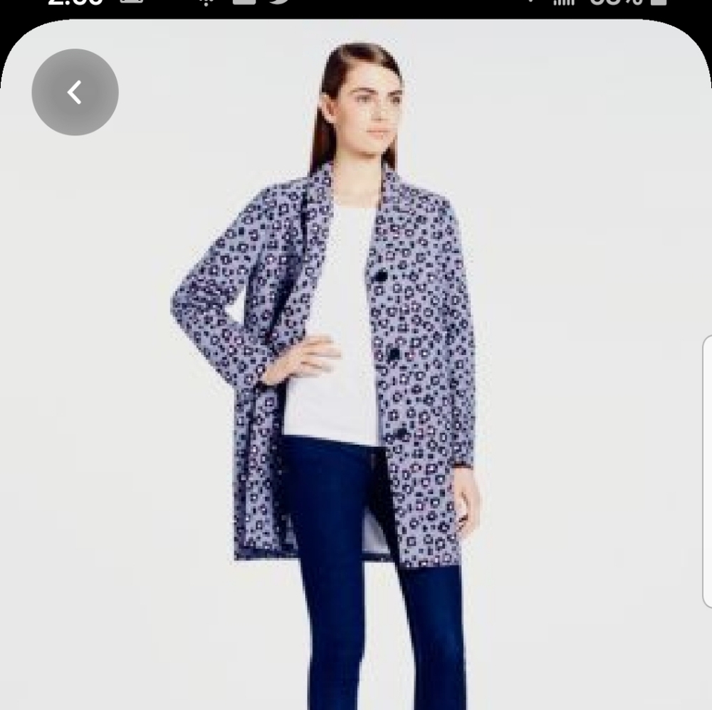 Kate Spade Cyber Cheetah Feti Coat